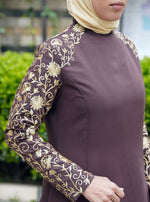 Aqsa Embroidered Abaya Gown