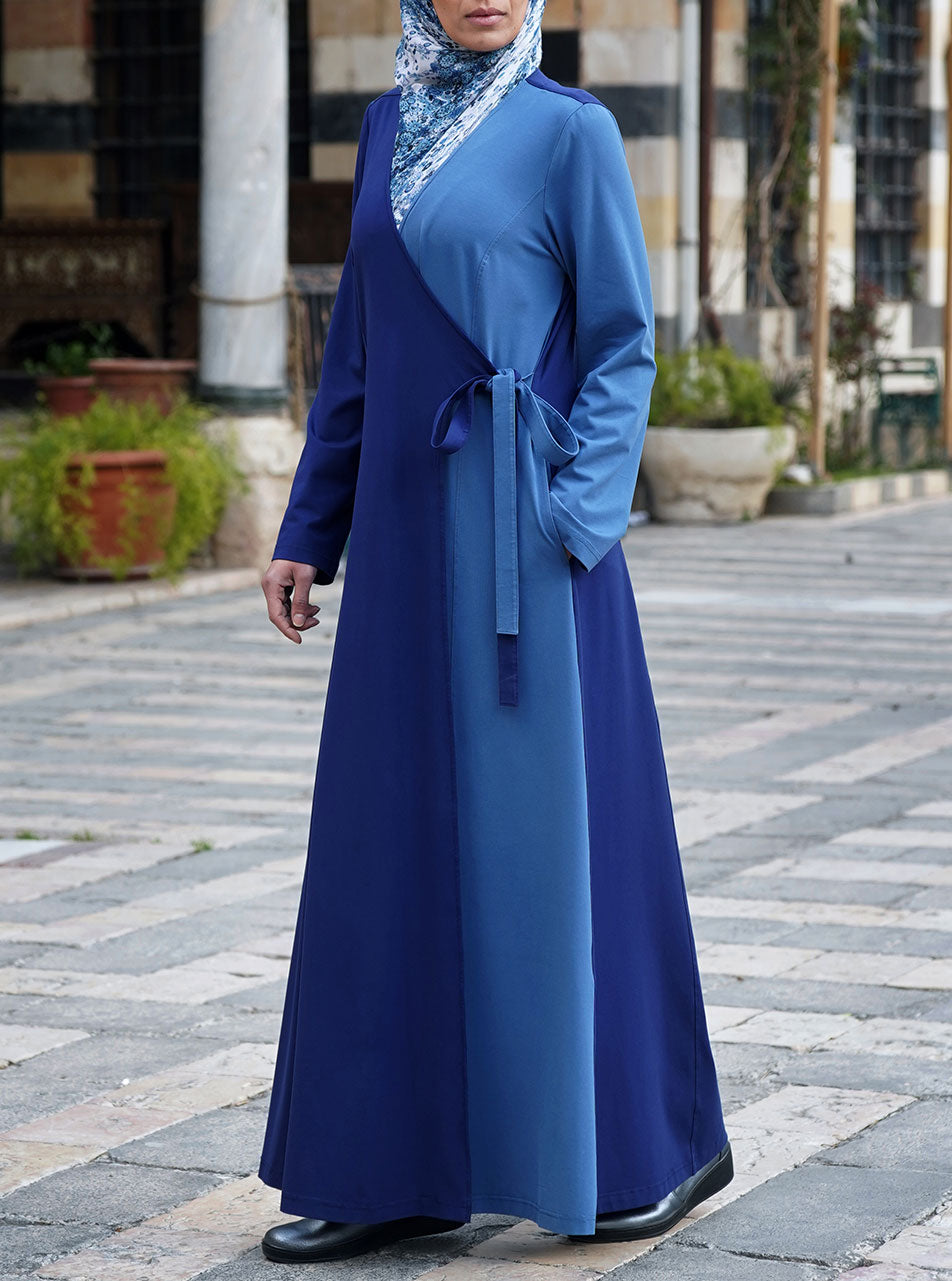 Colored abaya on sale