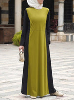 Bi-Color Light Jersey Abaya
