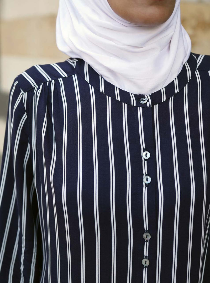 Striped Shirtdress