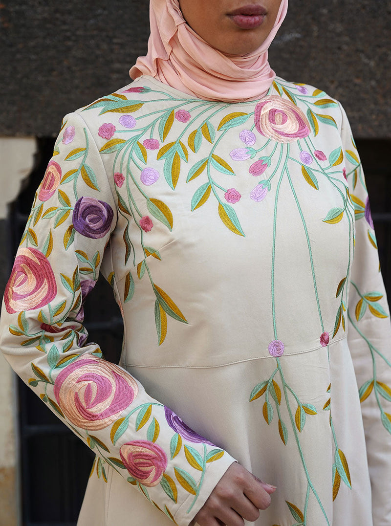 Rayyan Embroidered Abaya Gown