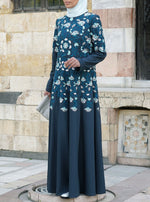 Muniba Embroidered Abaya Gown
