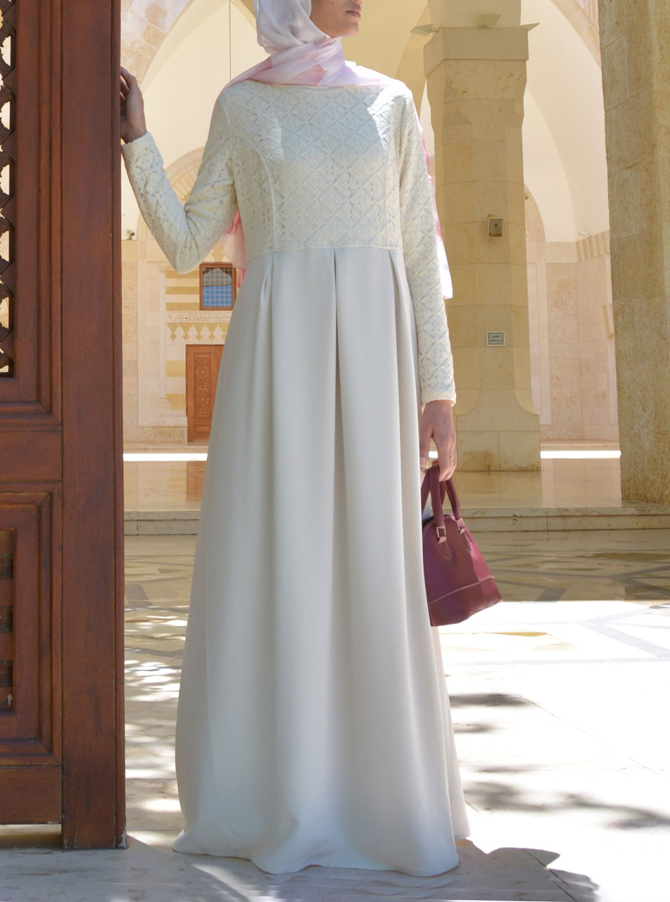 Pleated on sale abaya dress