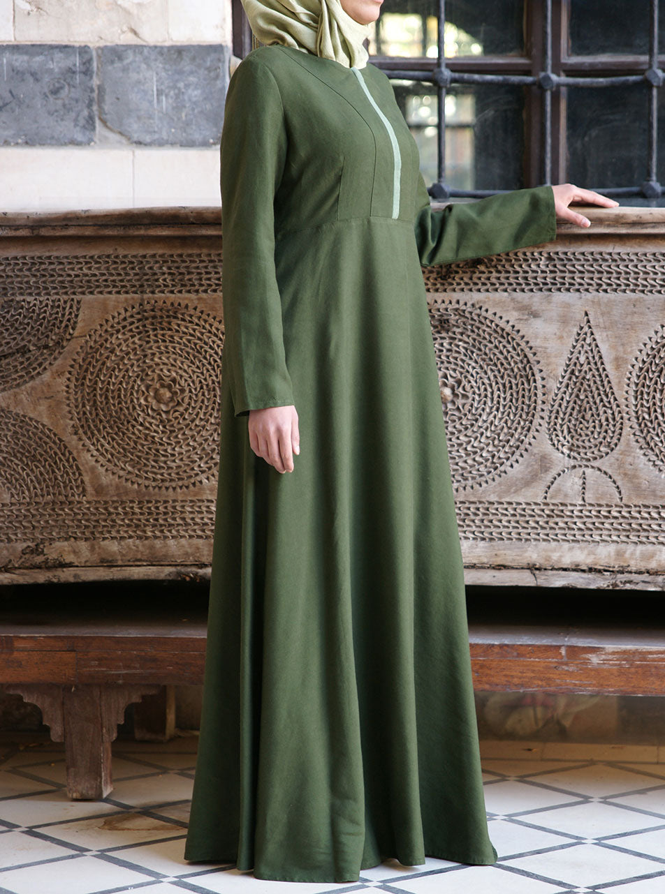 Emerald hotsell green abaya