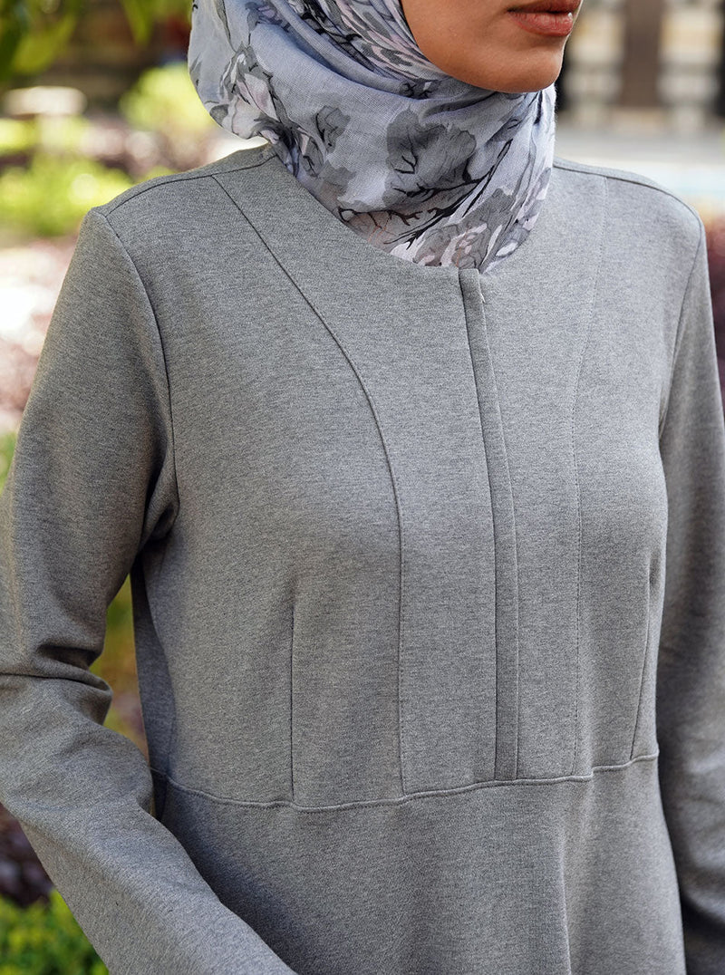 Winter Zip Opening Abaya