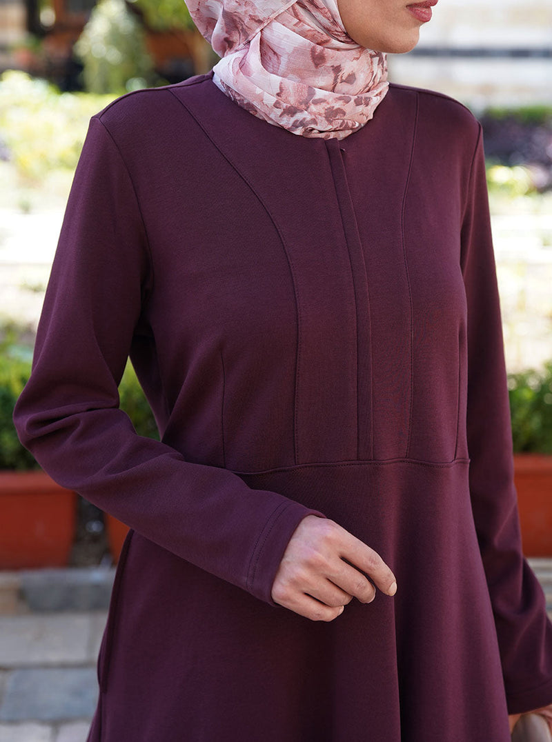 Winter Zip Opening Abaya