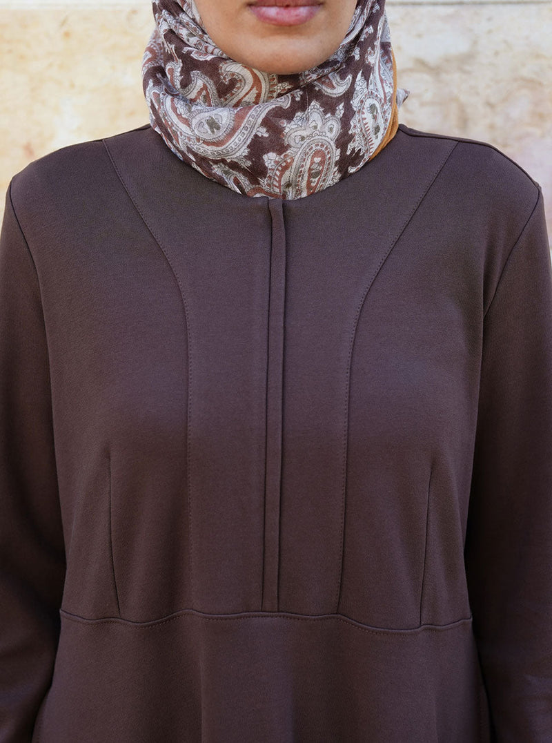 Winter Zip Opening Abaya