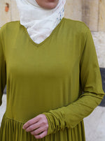 Tri Color Wave Abaya