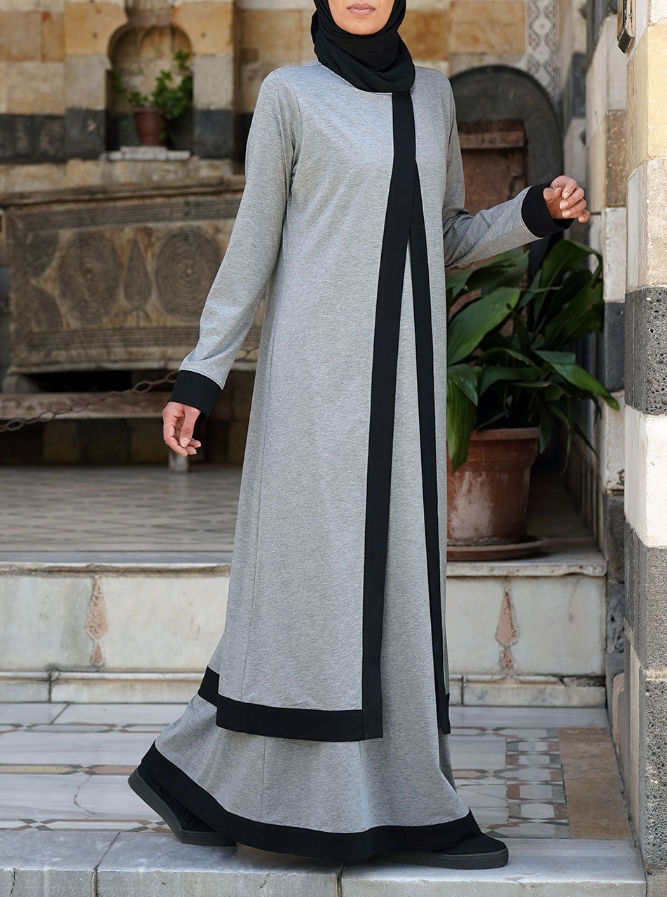 Double sale layer abaya