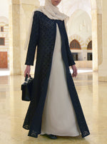 The Elegant Lace Abaya Gown