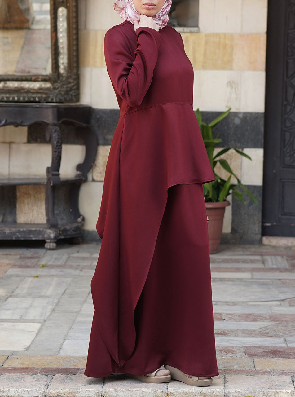 Floor Length Peplum