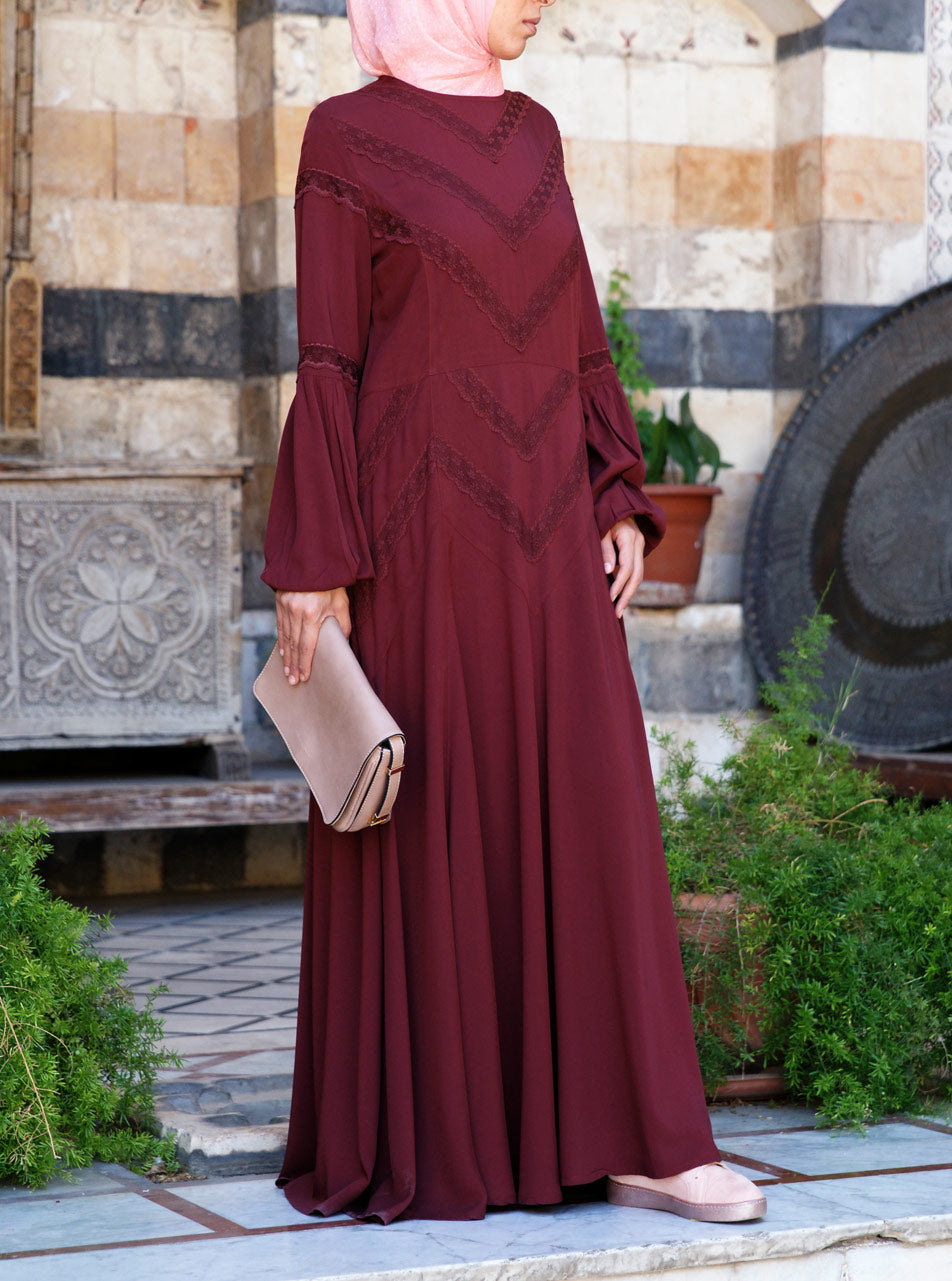 Stylish And Comfortable Full Length Full Sleeves Gown Pattern Green Abaya  Age Group: +18 at Best Price in Hapur | A M Cloth House
