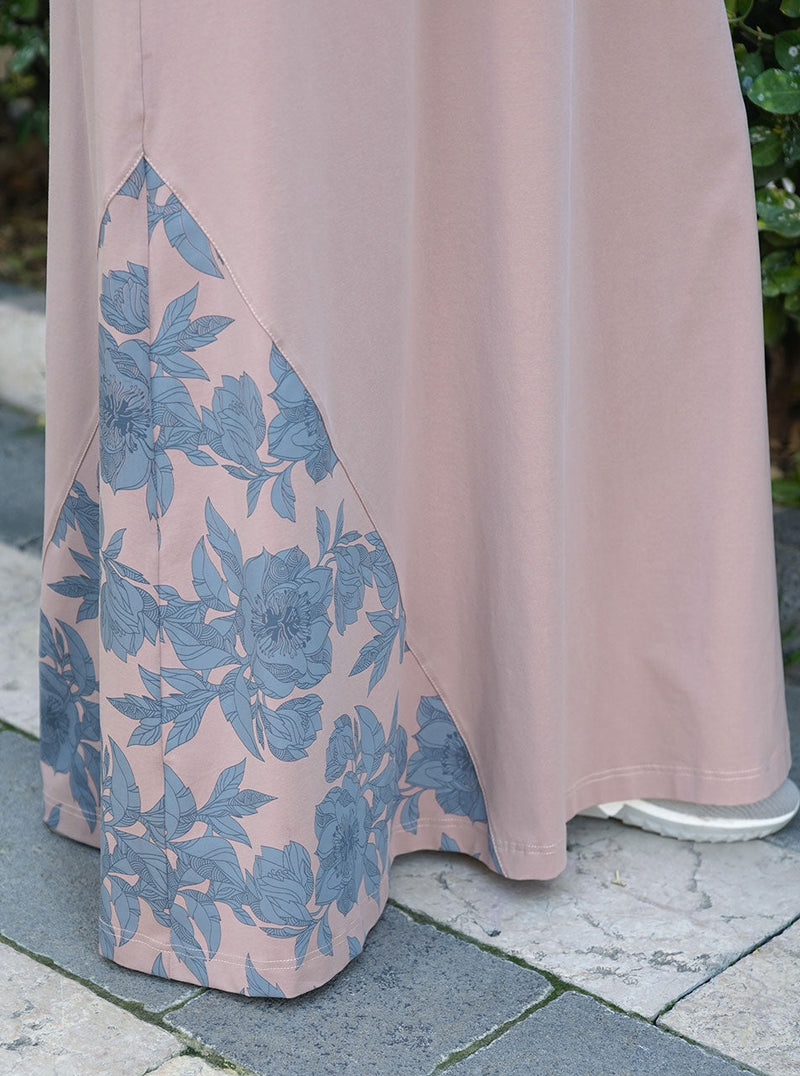 Urban Printed Maxi Hoodie Dress