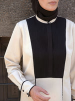 Black Trim Shirtdress