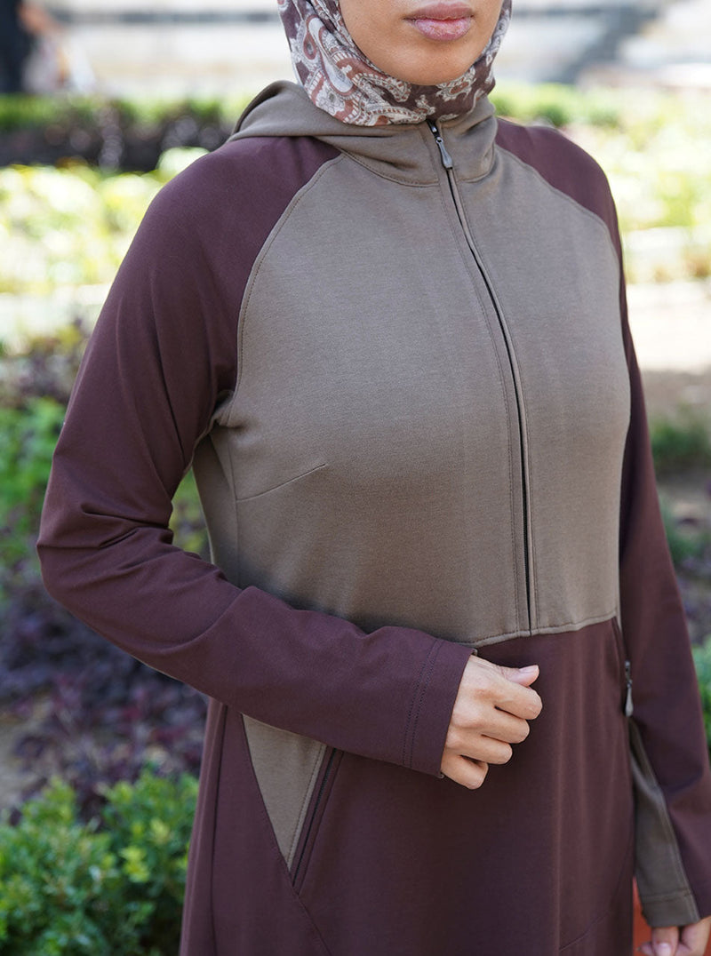 Angled Pouch Pocket Maxi Dress