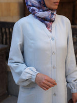 Linen Buttoned Maxi Dress