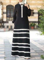 White Lace Abaya Gown