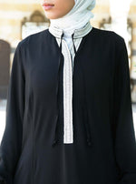 White Lace Abaya Gown