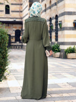 Lace Crossover Abaya