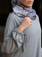 Dropped Shoulder Jersey Abaya