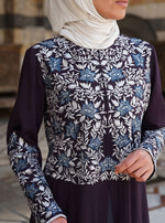 Zaynab Embroidered Abaya Gown