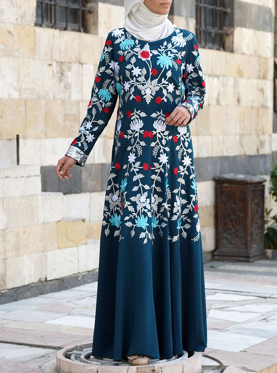 Latest Dubai Designer Abaya Gowns Designs Collection 2015-16 (6) -  StylesGap.com