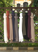 Modal Rib Jersey Maxi Hijab