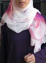 Flower Petals Silk Hijab