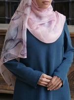 Tulip Garden Silk Hijab