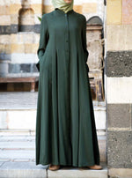 Shirt Dress with Godets