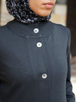 Mother of Pearl Button Jersey Jilbab