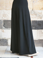 Wide Flare Pleated Trousers - Wide Leg Pants - Women | Shukr
