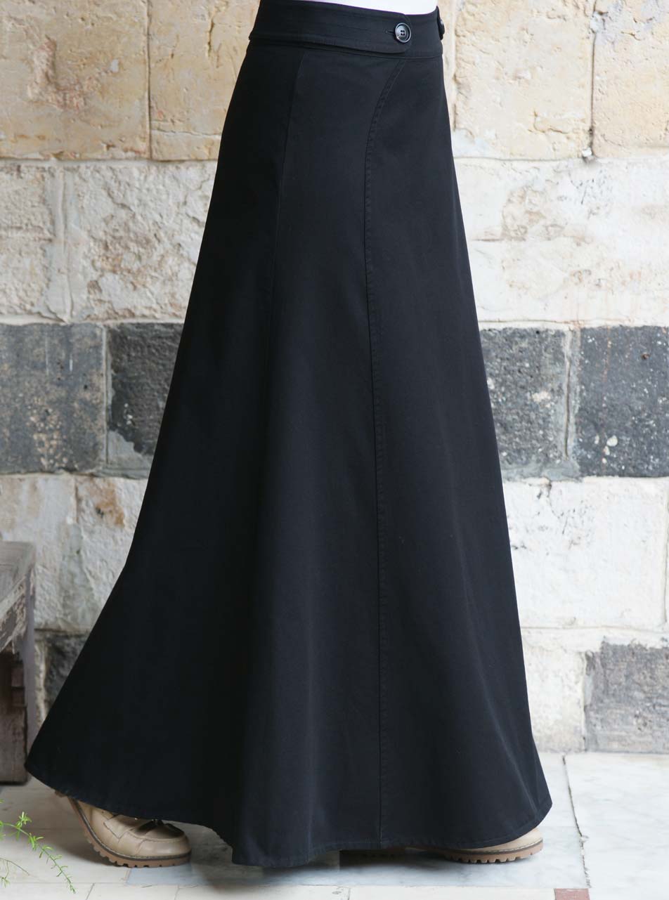 Darani Cotton Twill Skirt - Maxi Skirts - Women | Shukr Clothing