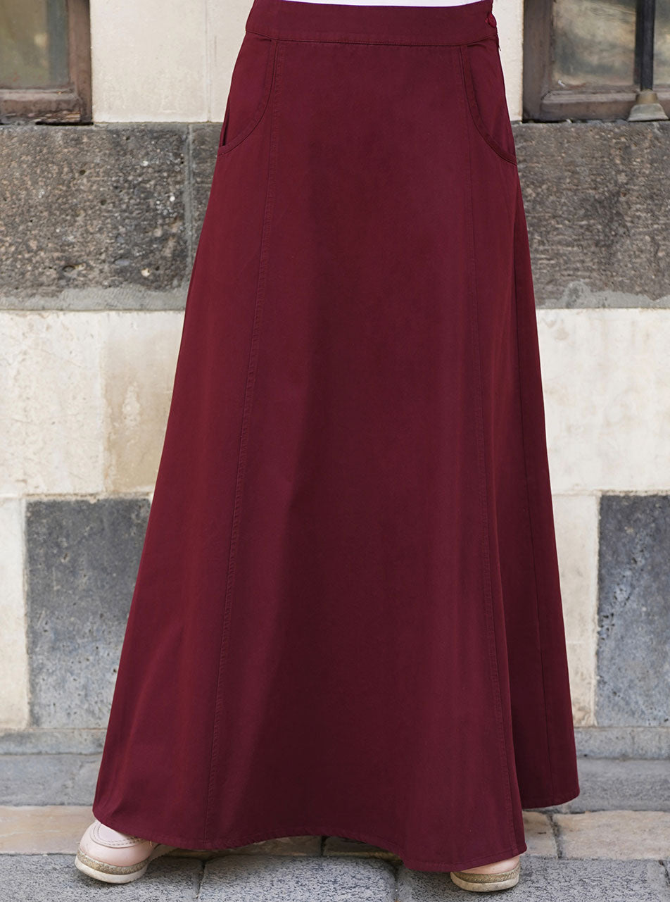 Marina Cotton Skirt - Maxi Skirts - Women | Shukr Clothing