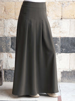 Multi-Pleat Maxi Skirt