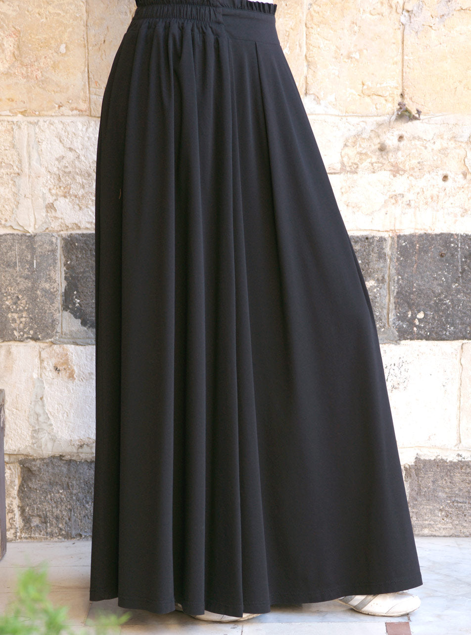 Mercerized Cotton Jersey Maxi Skirt - Maxi Skirts - Women | Shukr Clothing