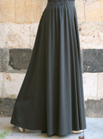 Mercerized Cotton Jersey Maxi Skirt
