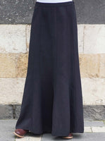 Flared Linen Panel Maxi Skirt - Maxi Skirts - Women | Shukr