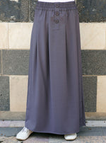 Wide Pleated Skirt | Shukr Clothing